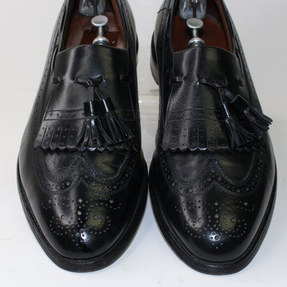 Allen Edmonds Arlington Black Leather Slip on Loafer Shoes (10.5 US) - Picture 7 of 10